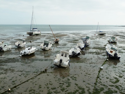 à marée basse