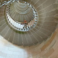 L'escalier en colimaçon du phare des baleines : 57m de haut, 257 marches