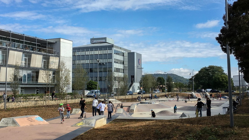 Le skatepark de Nancy a du succès