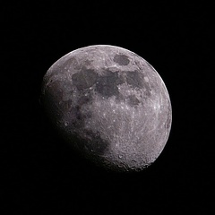 La lune en son premier quartier