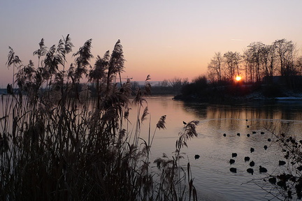 Coucher de soleil près de Nancy